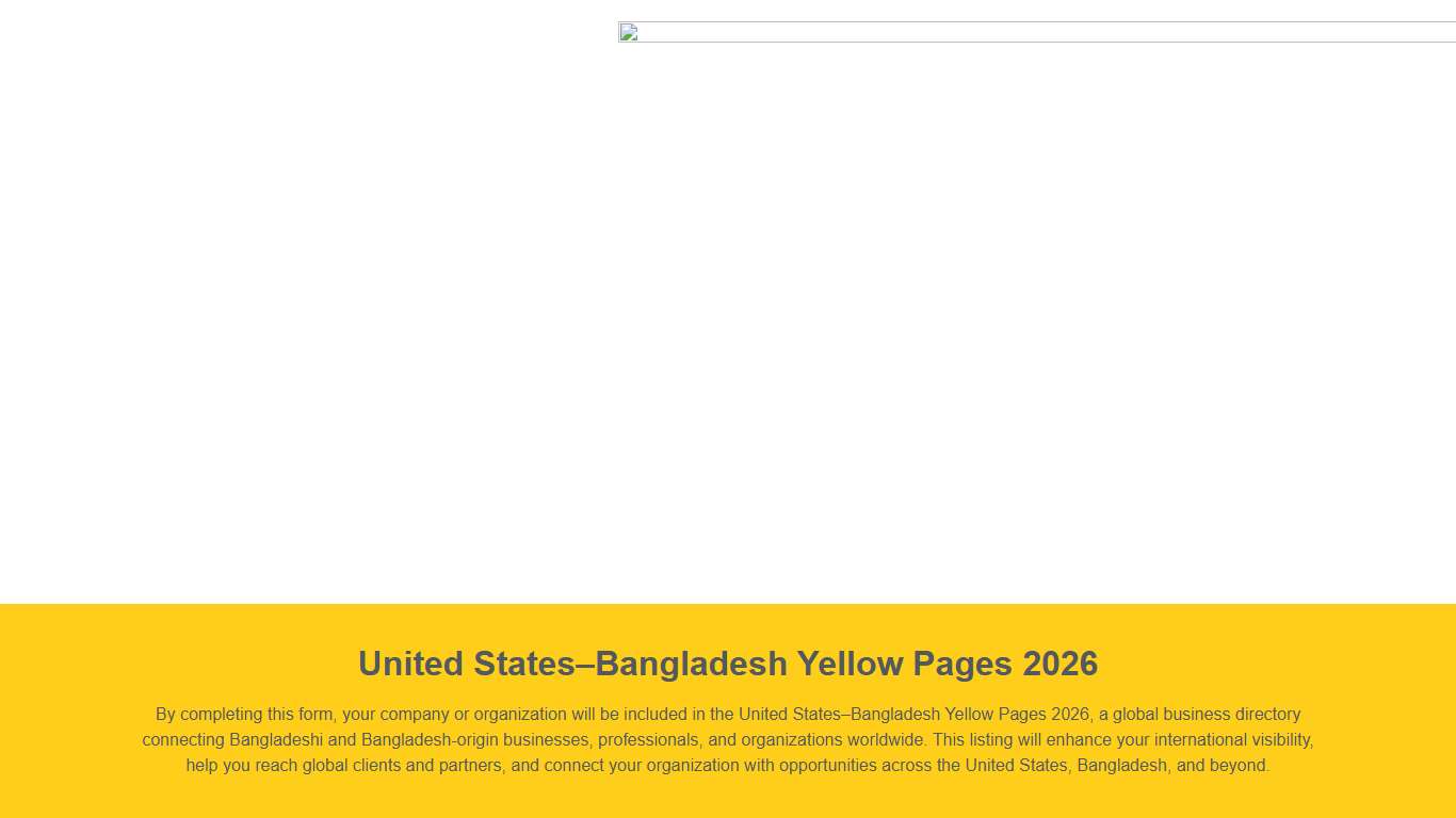 Other CMS – United States–Bangladesh Yellow Pages 2026